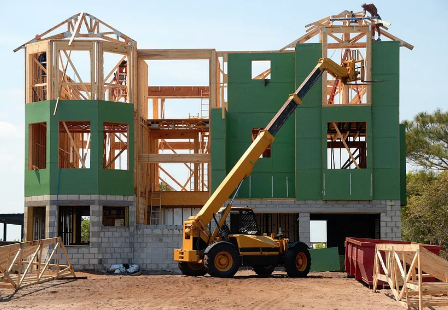 Construction Site - Illustrating Dynamic Progress and Development in Building Projects