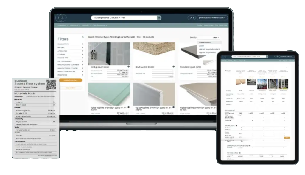 2050 Materials Platform - Empowering Sustainable Construction Solutions and Building Practices