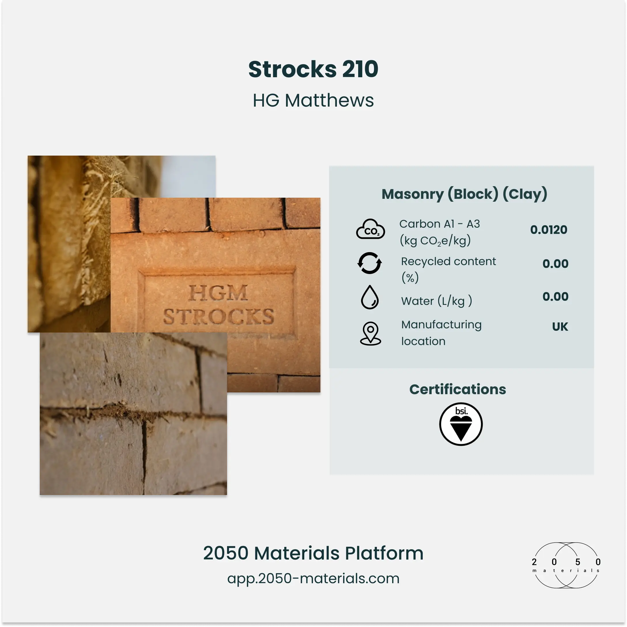 Strocks Material Facts 2050 Materials Platform Image