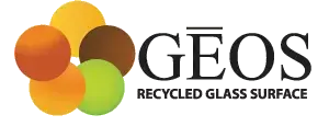 GEOS Surfaces logo representing recycled glass surface manufacturer