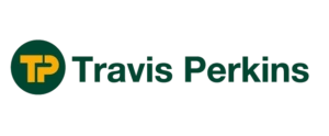 Travis Perkins logo representing a leading supplier of building materials in the UK.