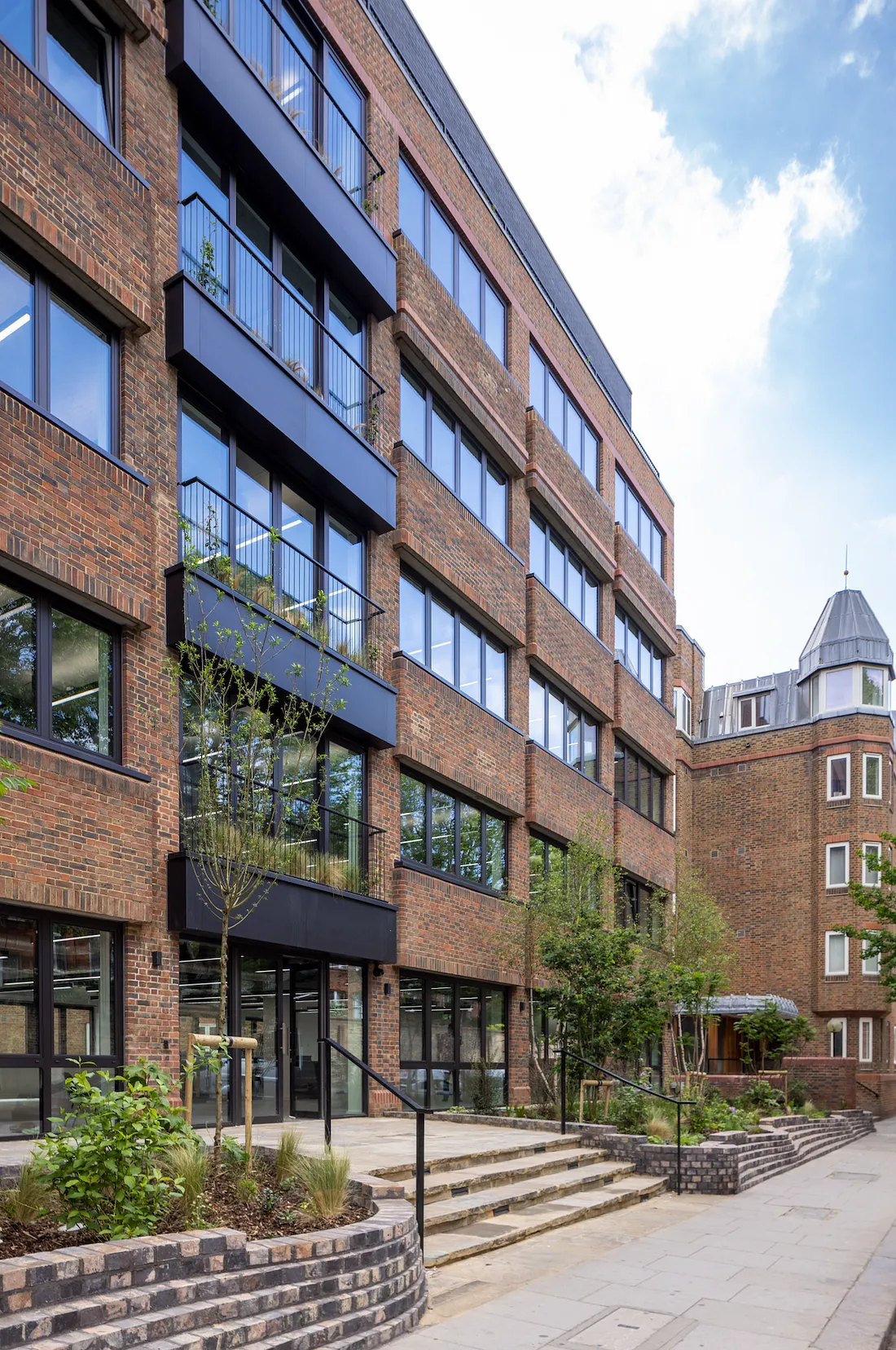 Grosvenor Estates’ Holbein Gardens Project featuring sustainable urban design in London.