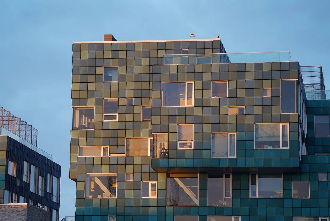 SolarLab Panels on Copenhagen International School Designed by CF Møller Architects