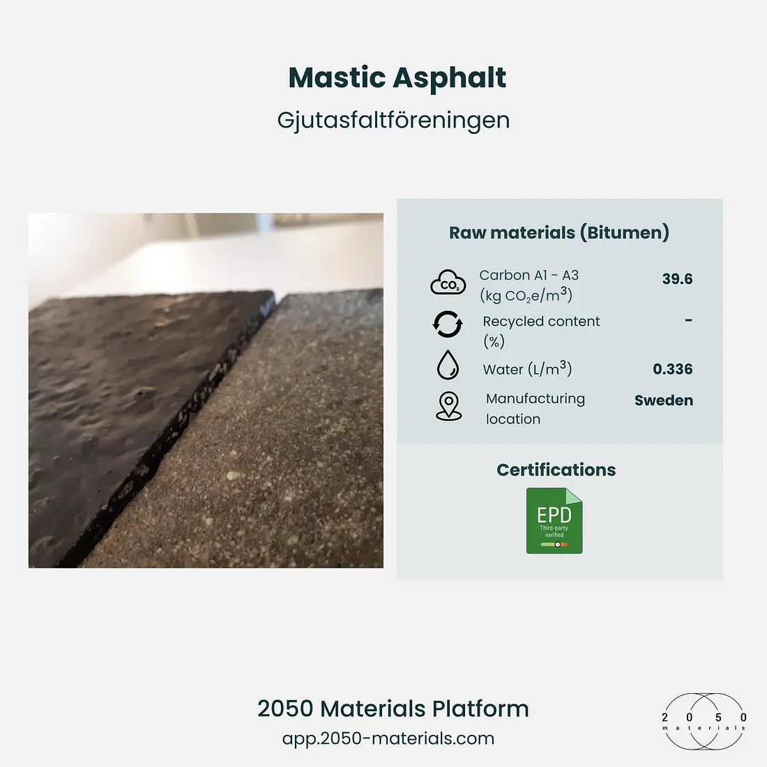 Mastic Asphalt by Gjutasfaltföreningen.