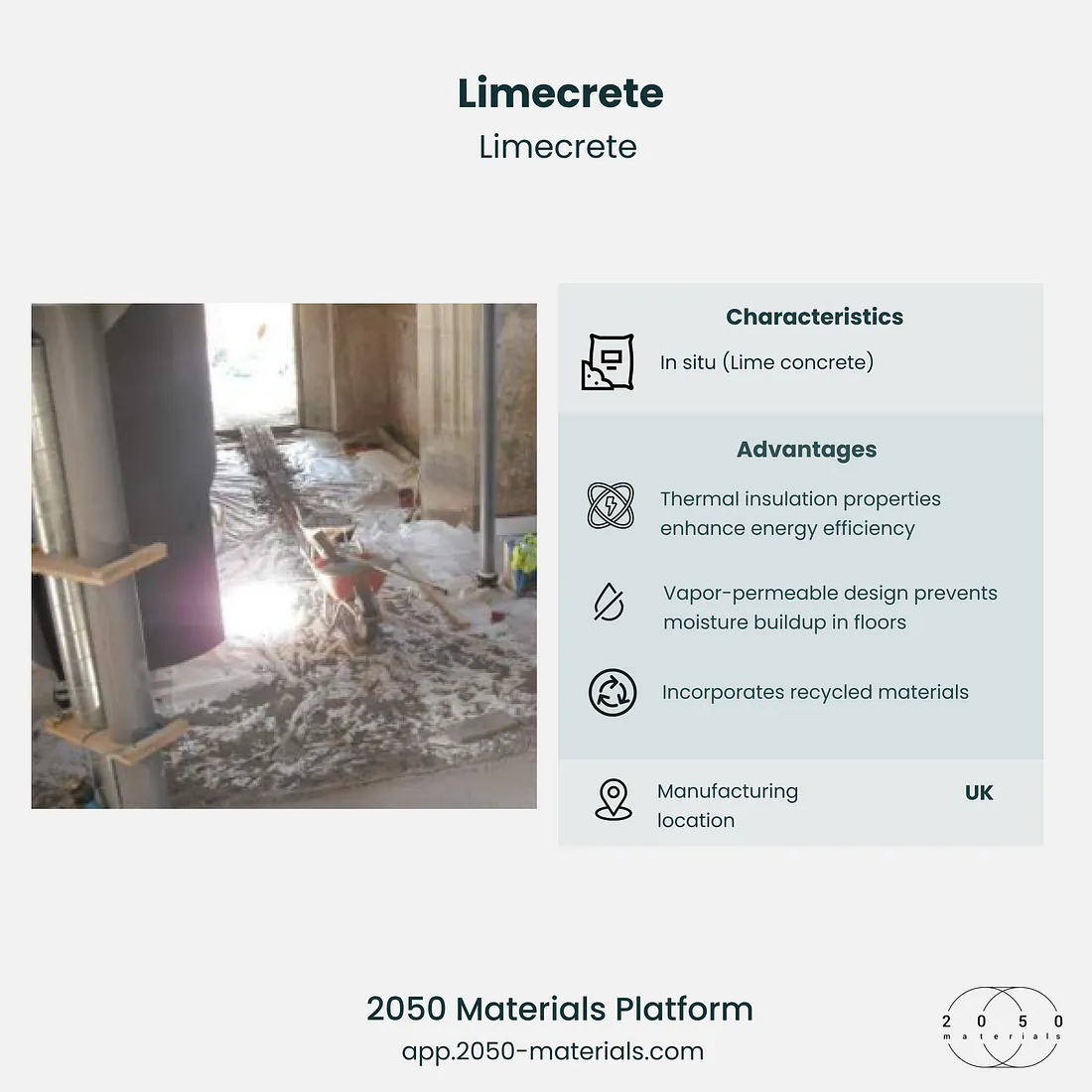 Limecrete - Innovative Lime-Based Concrete Solution.