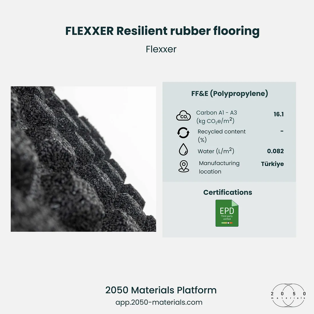 FLEXXER Resilient Rubber Flooring by Flexxer.