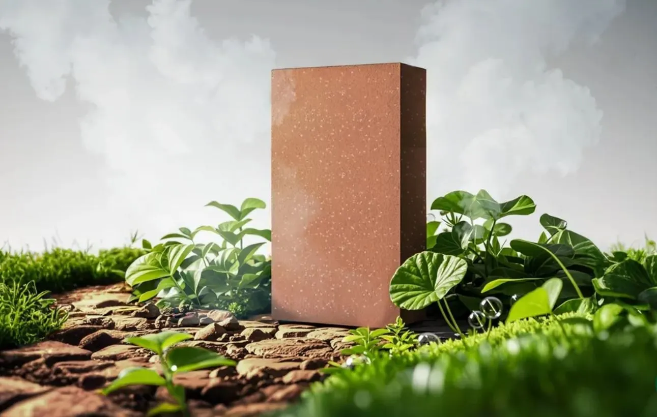 L10 brick made with conventional lime that captures CO₂