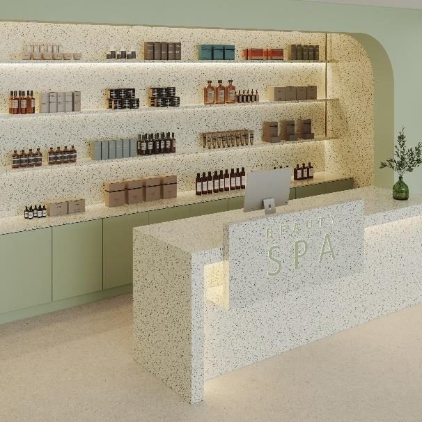 Terrazzo Ulivo, spa and beauty counter application